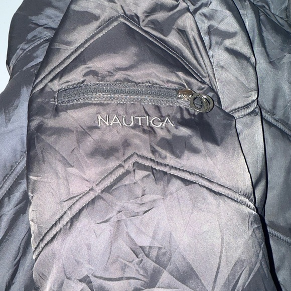 Nautica Women's Gray Puffer Jacket - Picture 8 of 8